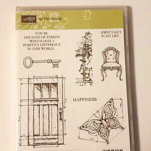 Stampin' Up! 'In this world' 8 pc set.